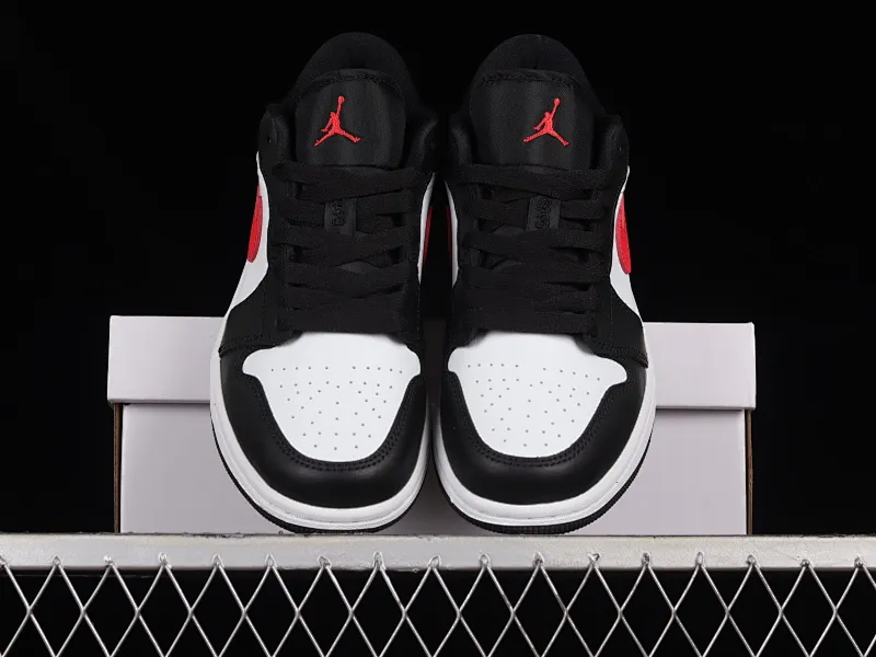 All categories Air Jordan Jordan series basketball shoes Air Jordan 1 Low G version pure original Air Jordan 1 Low "Siren Red" AJ1 Joe 1 black and white red low-top cultural basketball shoes DC0774-004